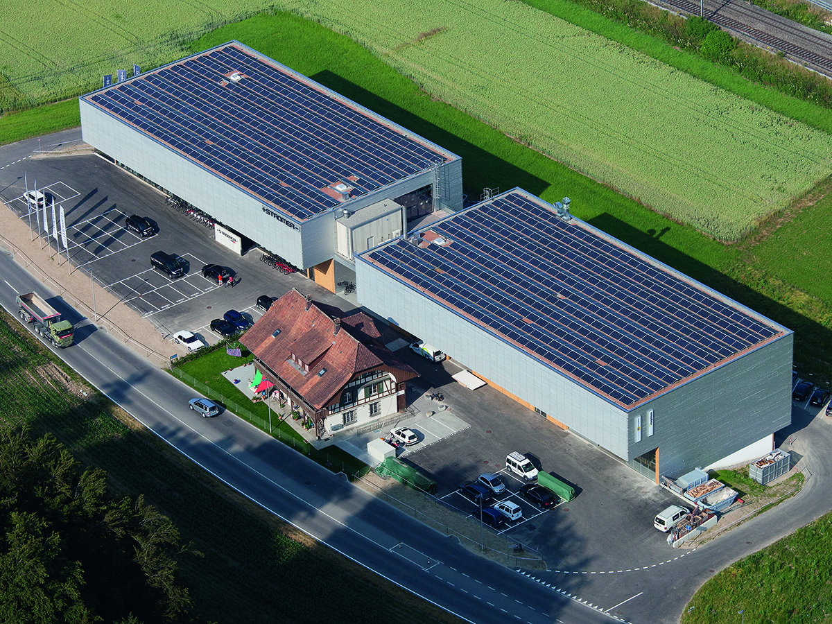 Liefert Strom für ca. 80-90 Haushalten pro Jahr: Die Solaranlage in Oberwangen b. Bern